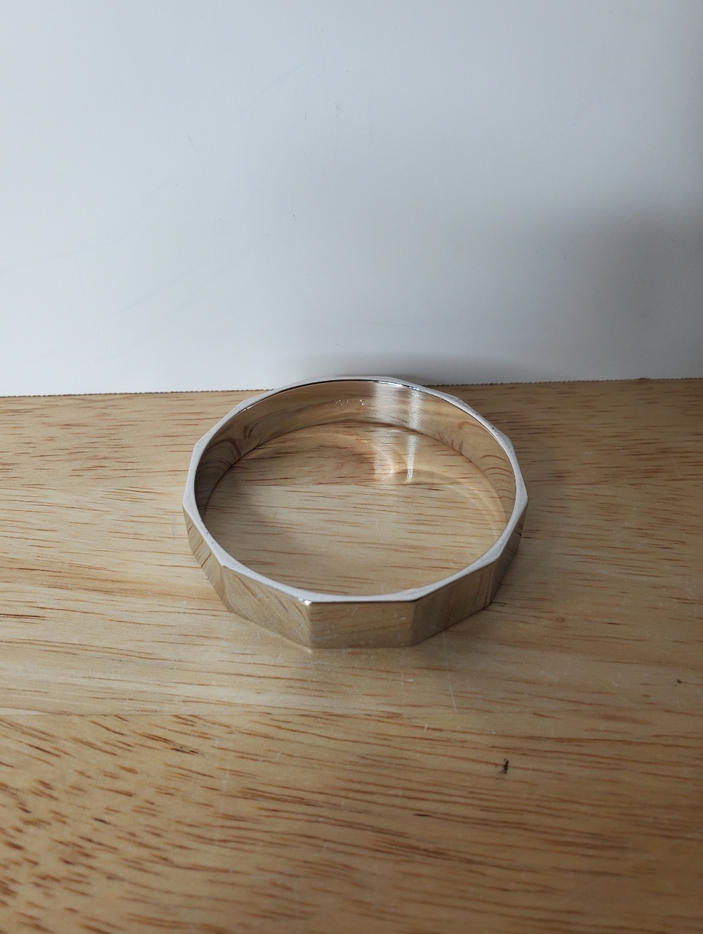 Monet Bangle Bracelet Silver Tone